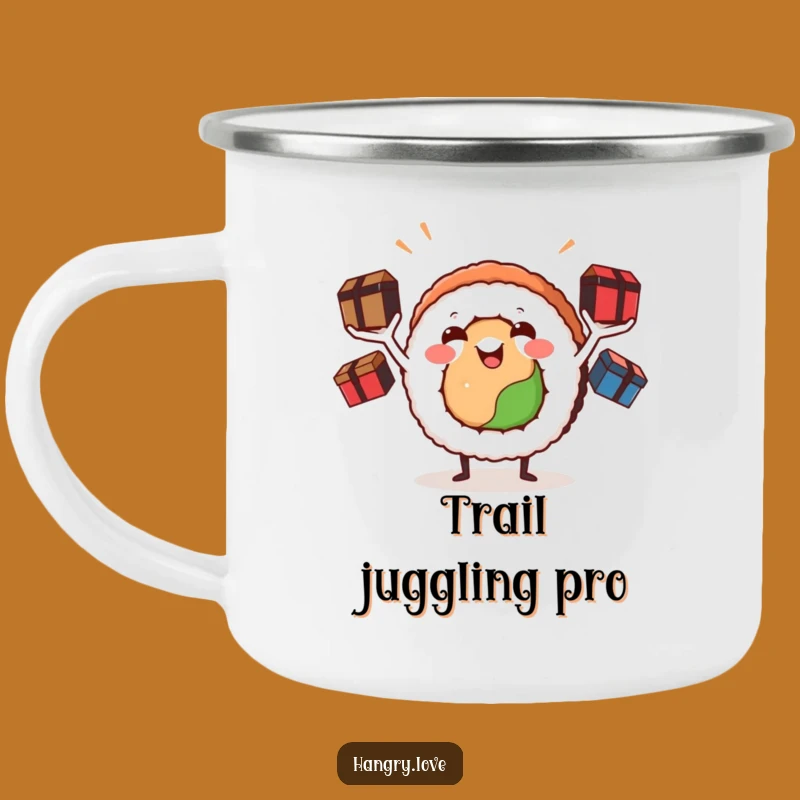 Funny Sushi Roll Juggling Bento Boxes Camping Mug - Adventure Fuel!
