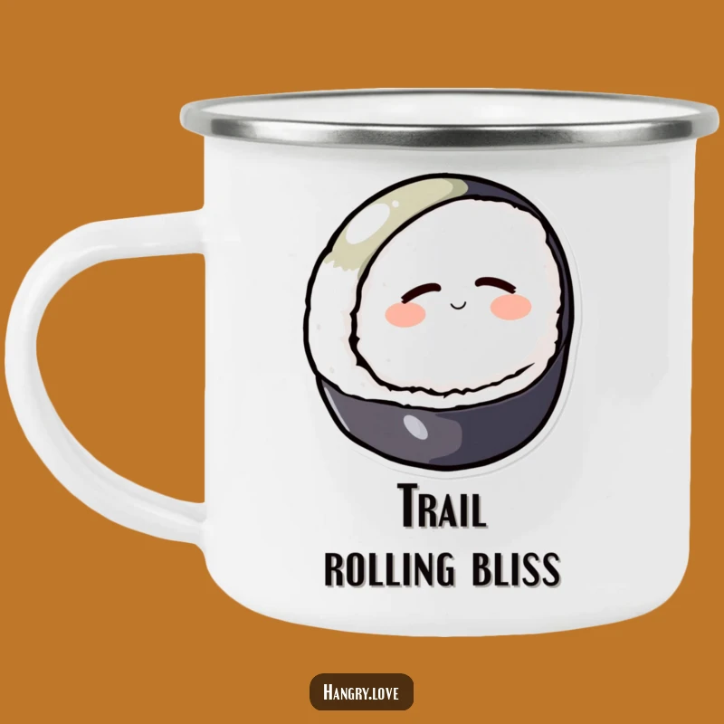 Funny Sushi Camping Mug: Relaxed Drinkware for Peaceful Adventures