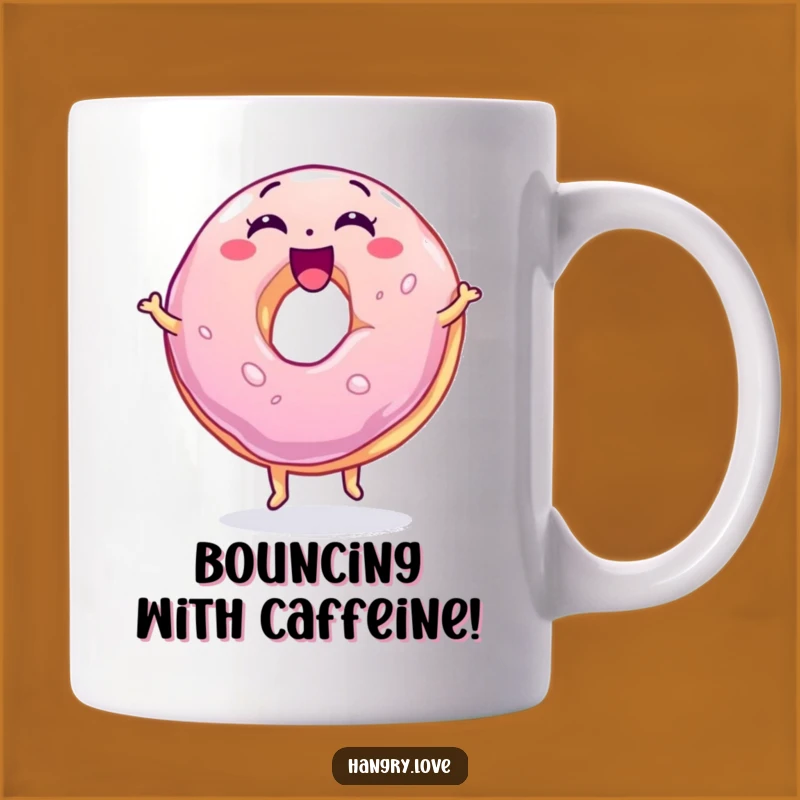 Funny Bouncing Jelly Donut Mug - Joyful Treat Gift