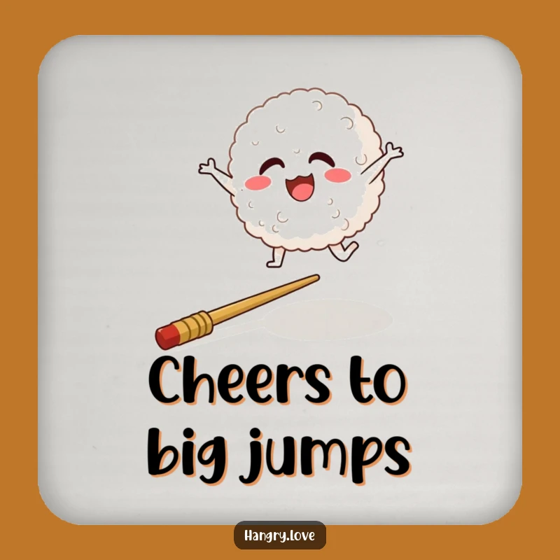 Funny Rice Ball Coasters: Protect Surfaces with Cartoonish Charm