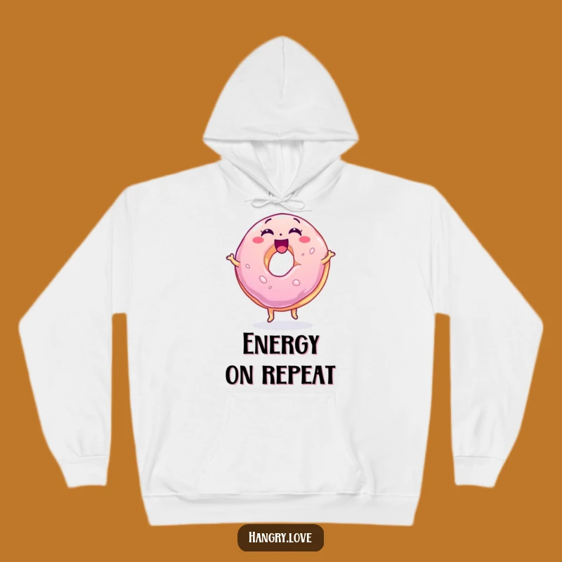 Funny Bouncing Jelly Donut Hoodie - Cozy Comfort!