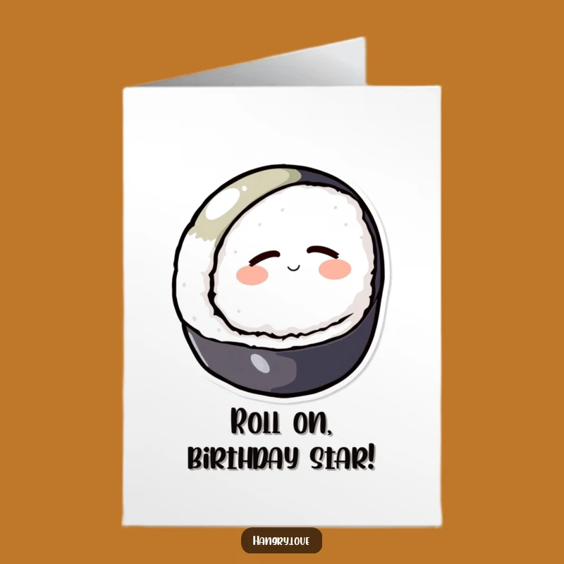 Sushi Birthday Card Free Printable: Rolling with Joy Downloadable Gift