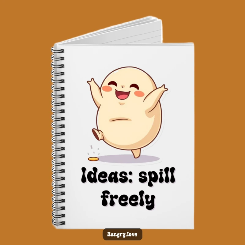 Funny Dumpling Notebook: Jot Down Ideas with Cartoon Energy
