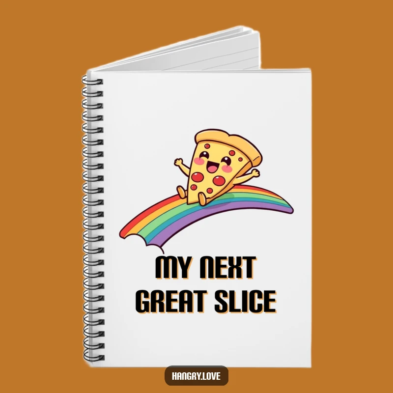Funny Pizza Notebook: Jot Down Ideas with Cartoon Fun